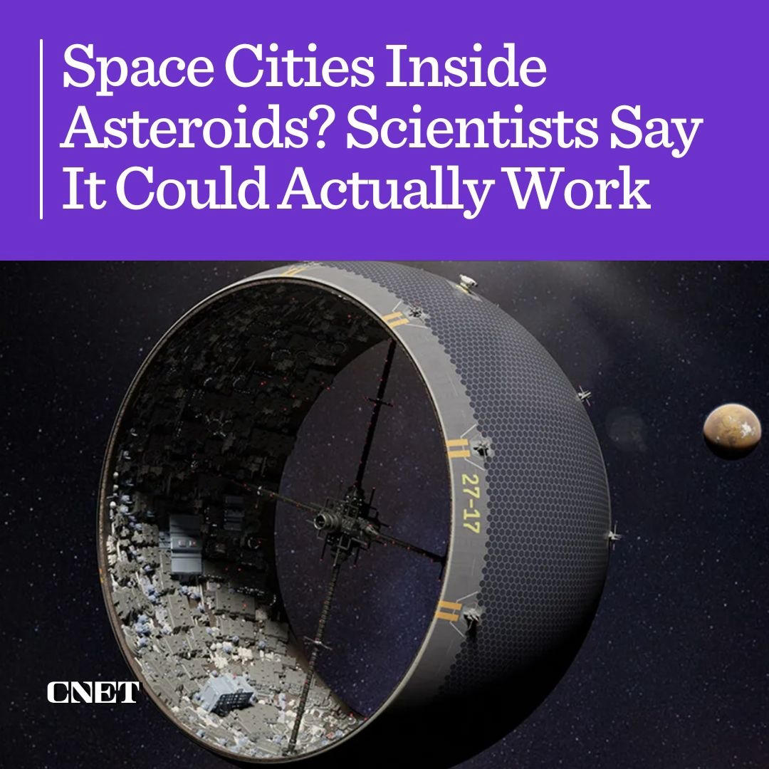 CNET - Good news, Earthlings, we might be able to make asteroids habitable one day