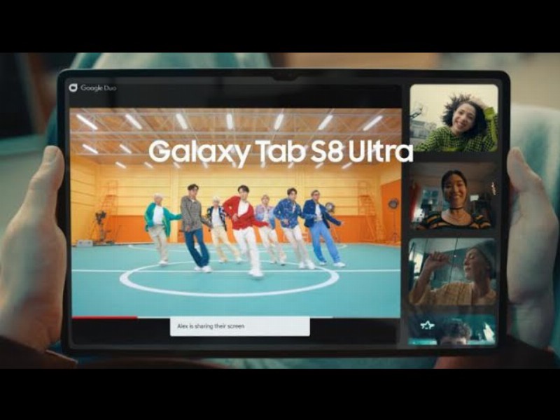 image 0 Galaxy Tab S8 Ultra: Google Duo : Samsung