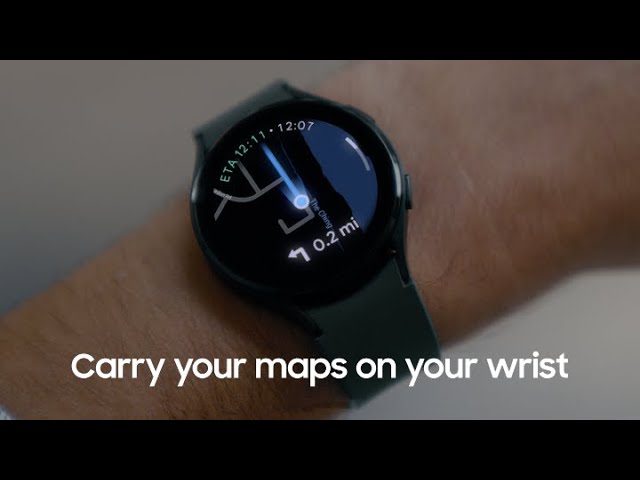 image 0 Galaxy Watch4: Carry Your Maps On Your Wrist : Samsung