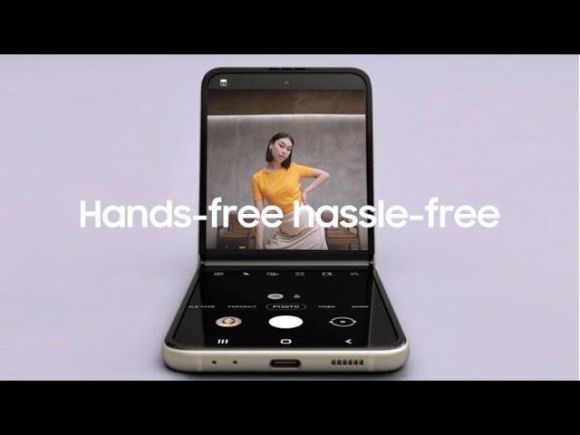 image 0 Galaxy Z Flip3 5g: Hands-free Photos With Flex Mode : Samsung