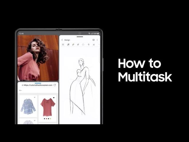 image 0 Galaxy Z Fold3 5g: How To Use Multiple Apps With Multitasking : Samsung