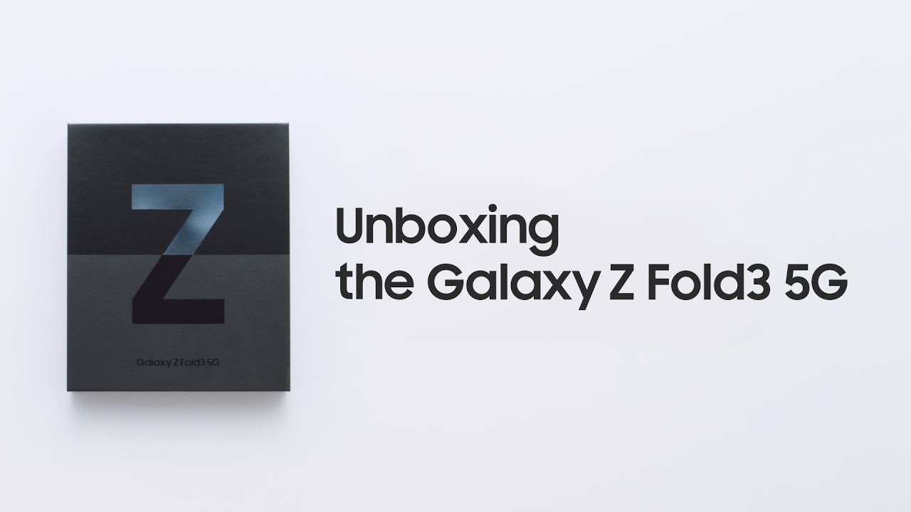 image 0 Galaxy Z Fold3: Official Unboxing : Samsung