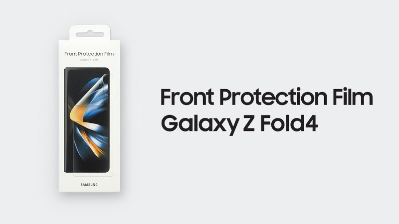 Galaxy Z Fold4: How To Apply Front Protection Film ǀ Samsung