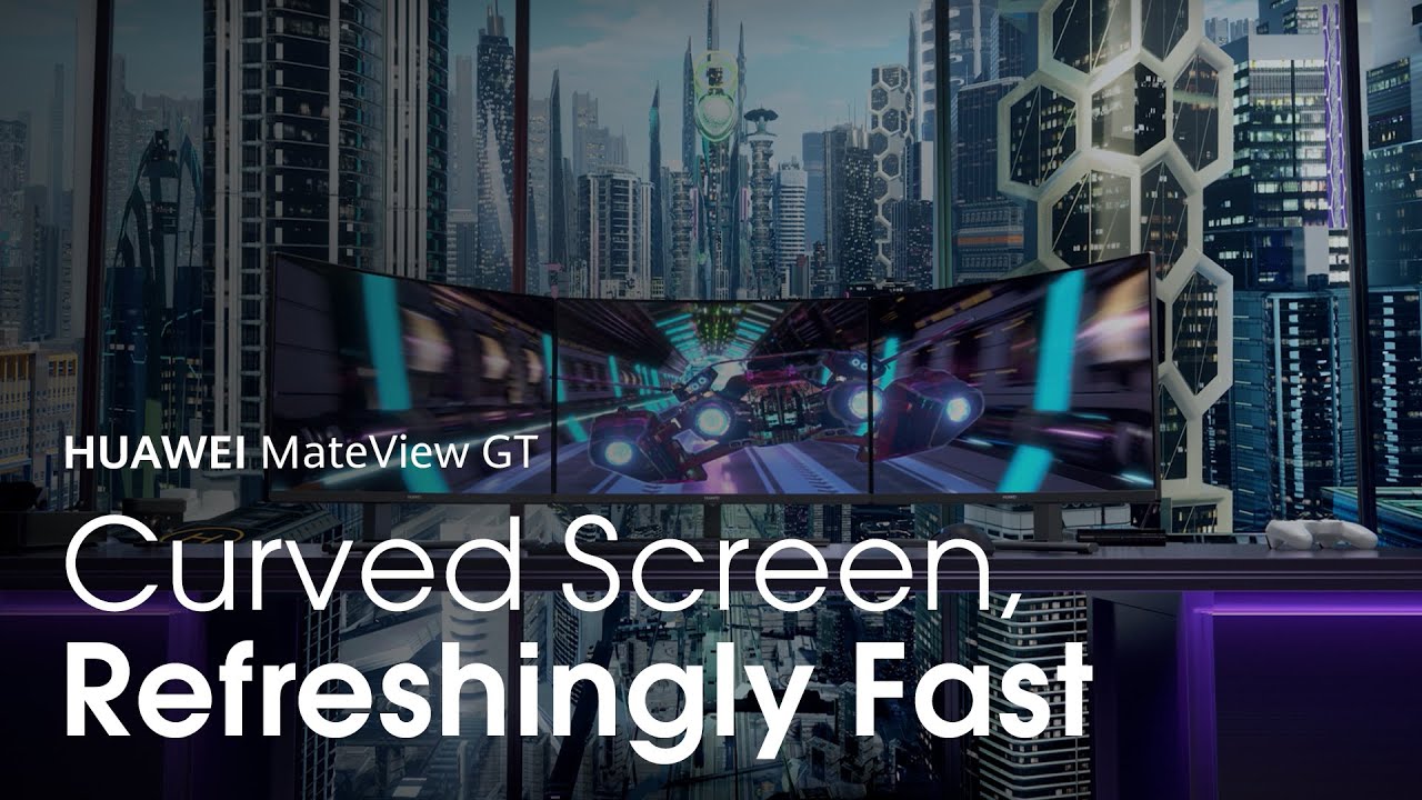 Huawei Mateview Gt - Curved Screen Refreshingly Fast