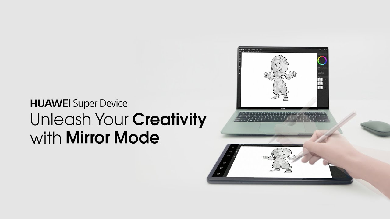 Huawei Super Device – Unleash Your Creativity With Mirror Mode
