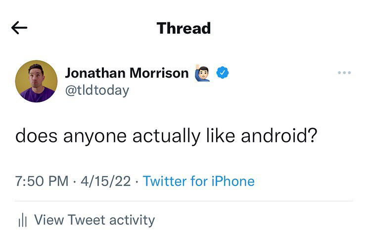 Jonathan Morrison - Post of the day : 21/9/2022