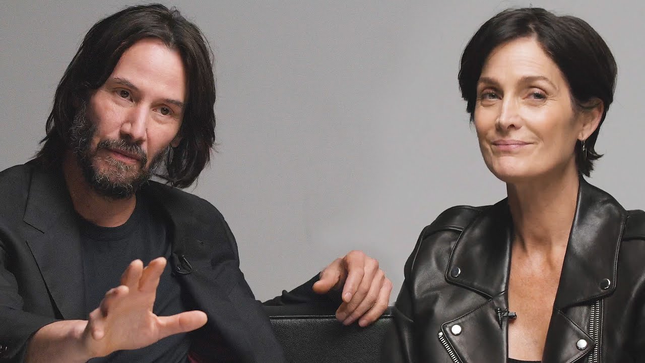 image 0 Keanu Reeves And Carrie-anne Moss On Making The Matrix Awakens With Epic Games