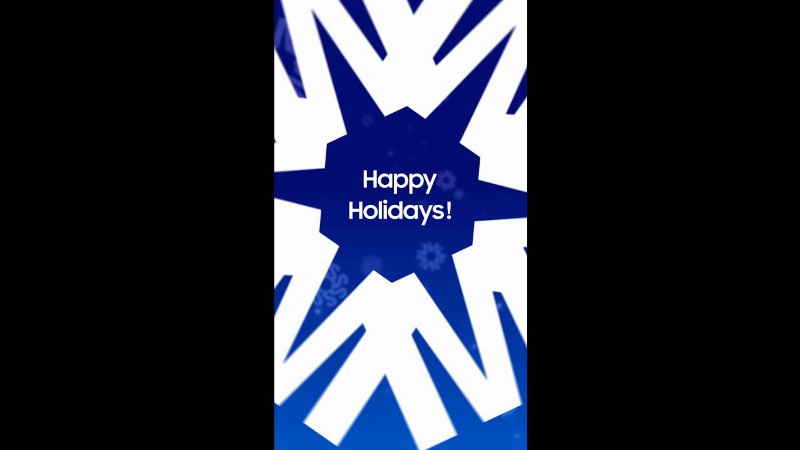 Logoplay: Happy Holidays! : Samsung