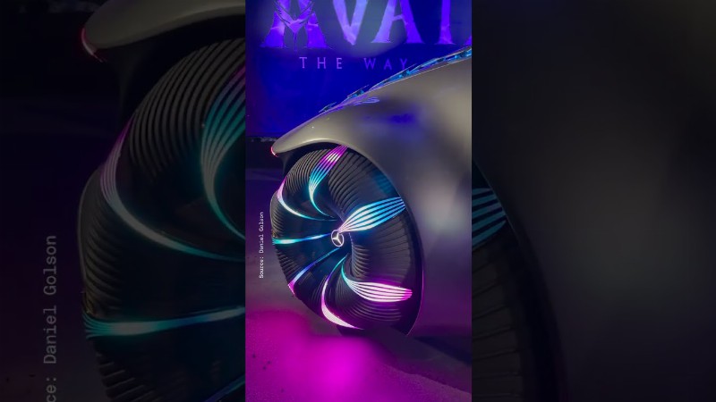 Mercedes' Avatar-themed Ev Concept Car Is A Futuristic Fever Dream. #shorts