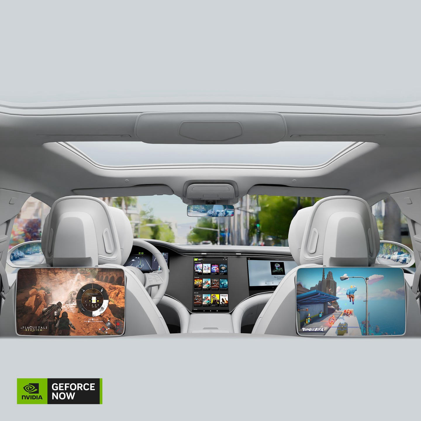 NVIDIA - Riding in a car has never been more entertaining