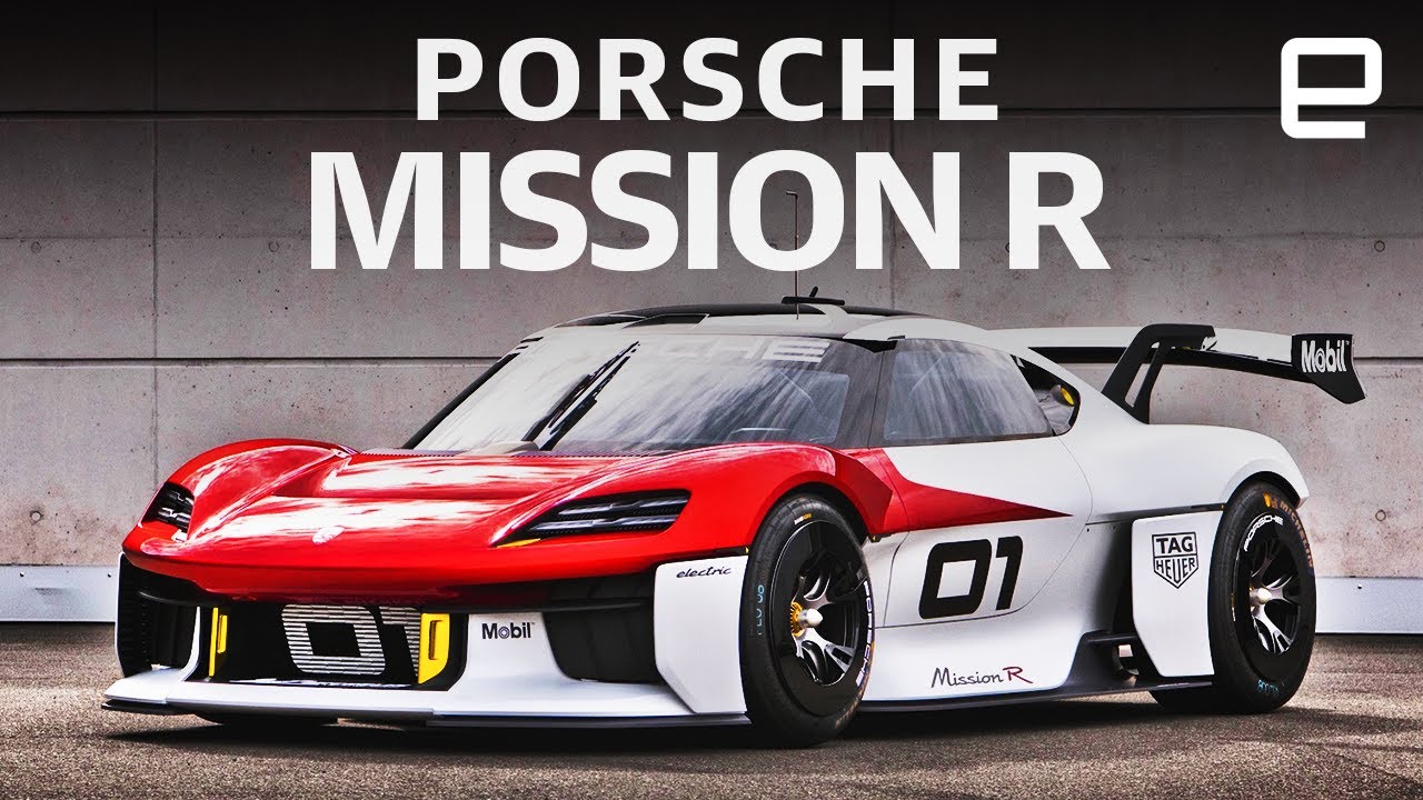 image 0 Porsche Mission R Electric Concept Race Car First Look