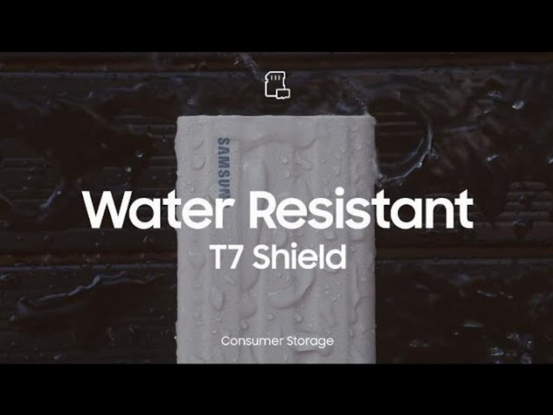 Portable Ssd T7 Shield: Water : Samsung
