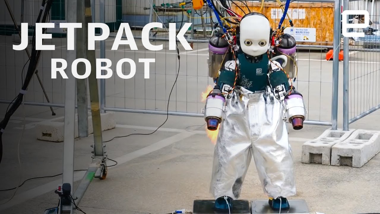 Researchers Build iron Cub Jet Pack Robot
