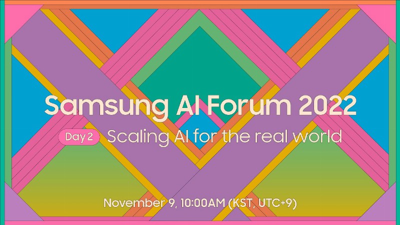 image 0 [saif 2022] Day 2: Scaling Ai For The Real World : Samsung