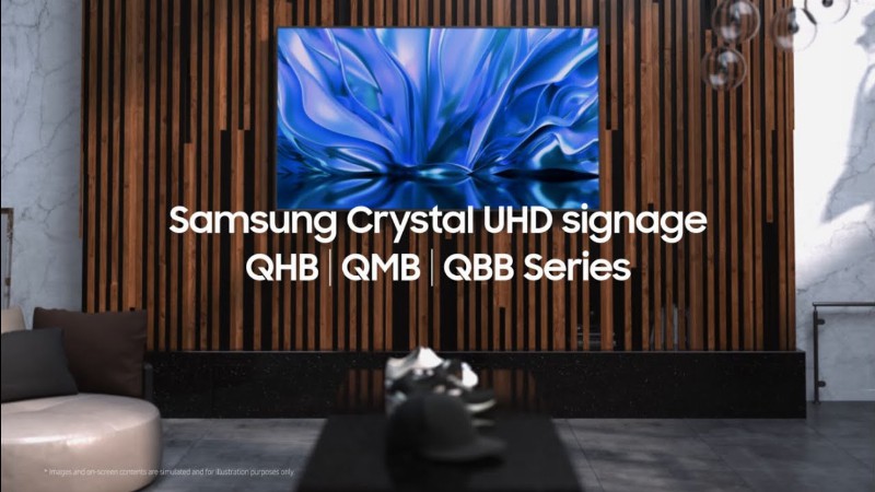 Samsung Crystal Uhd Signage: Unlock New Display Possibilities For Your Business