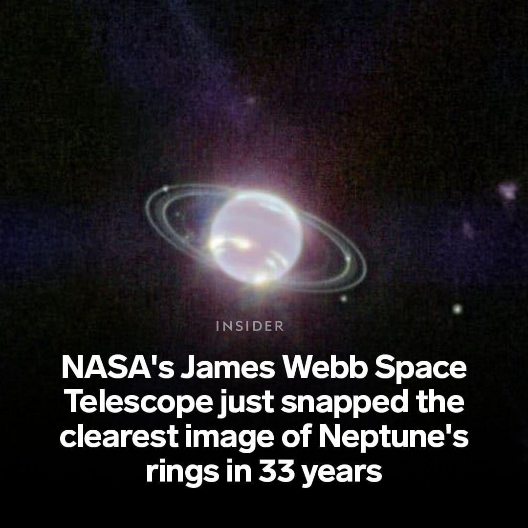 Science Insider - New infrared images from the James Webb Space Telescope show detailed views of Nep