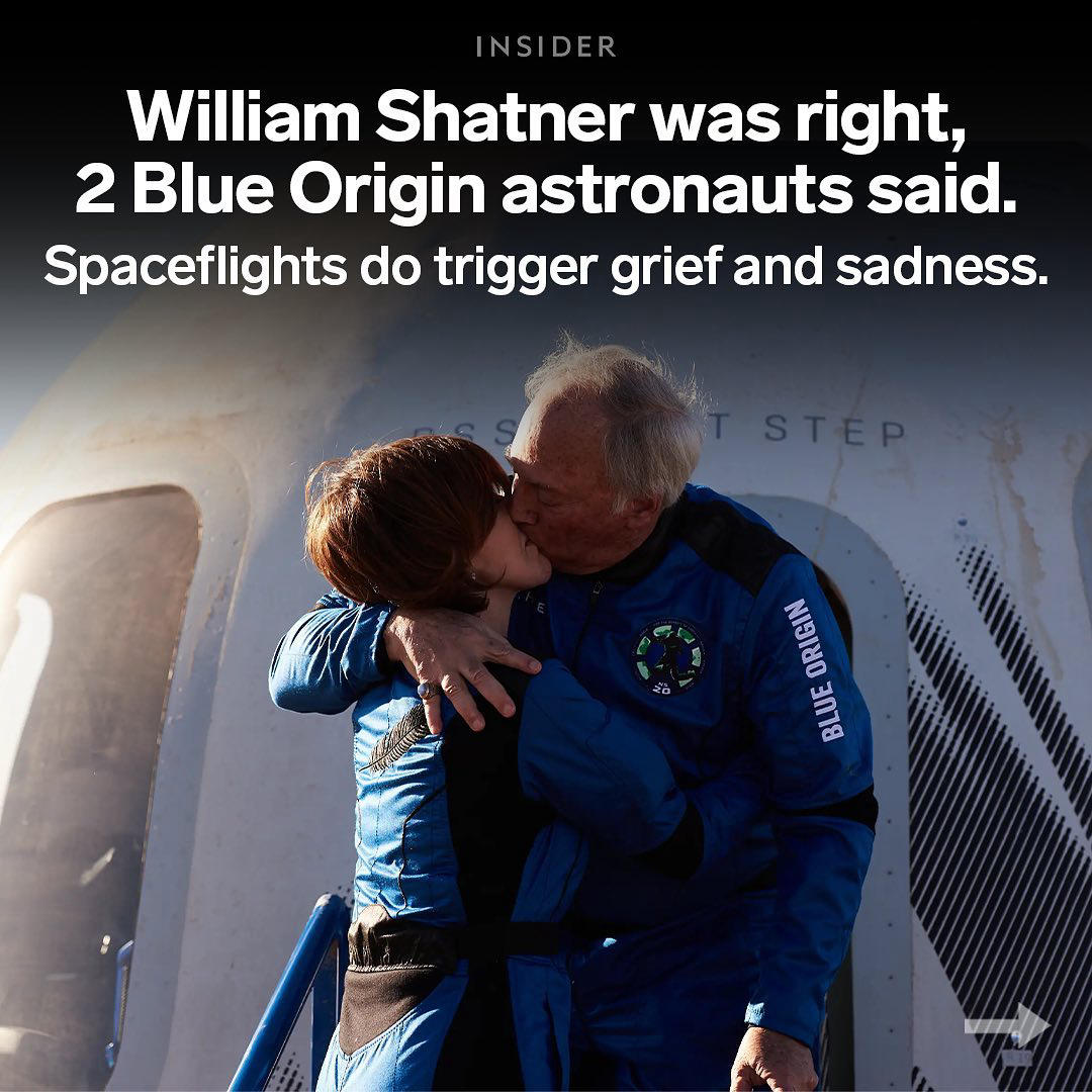Science Insider - Two astronauts who flew with Jeff Bezos' Blue Origin echoed William Shatner's thou