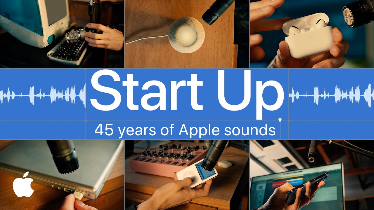 image 0 Start Up I A Song Made From 45 Years Of Apple Sounds I Apple
