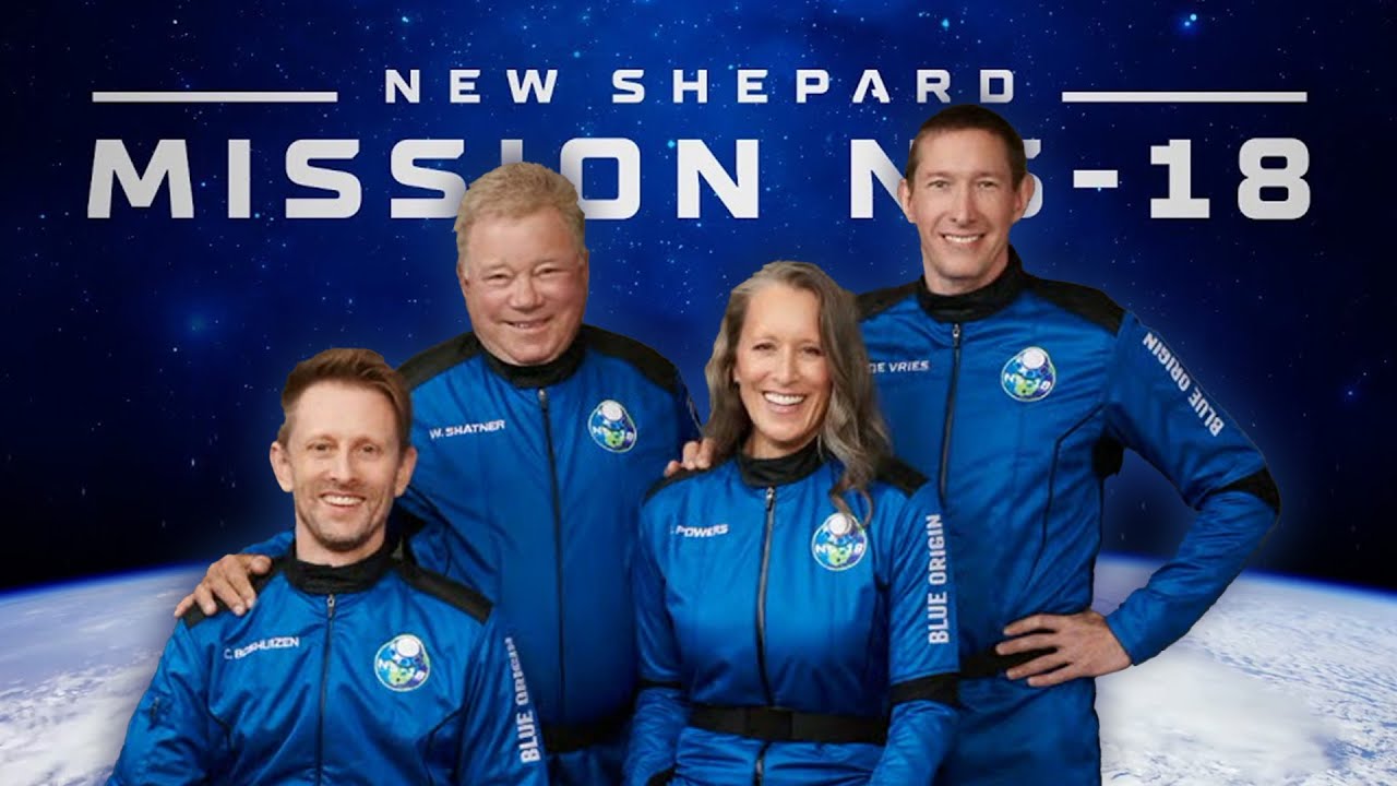 image 0 Watch William Shatner Fly To Space (blue Origin New Shepard-18 Supercut)