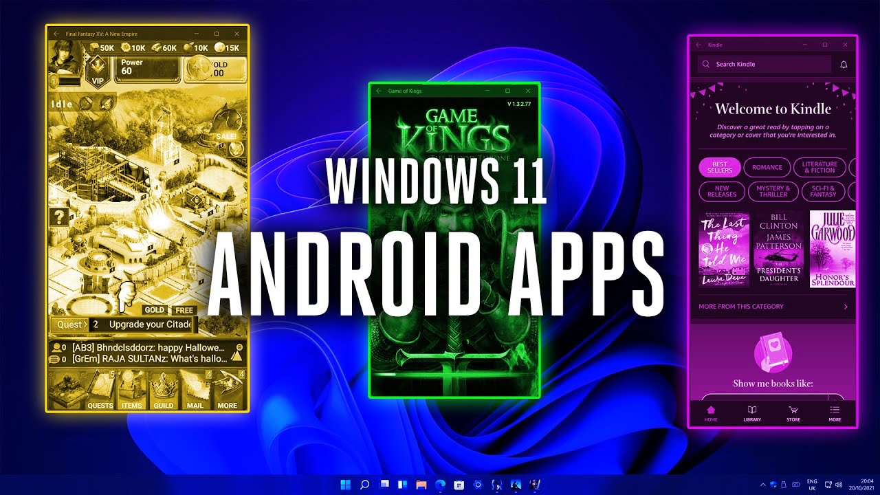 Windows 11 Android Apps First Look