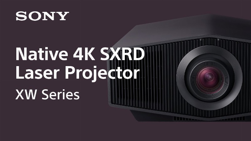 Xw Series : Native 4k Sxrd Laser Projector : Sony