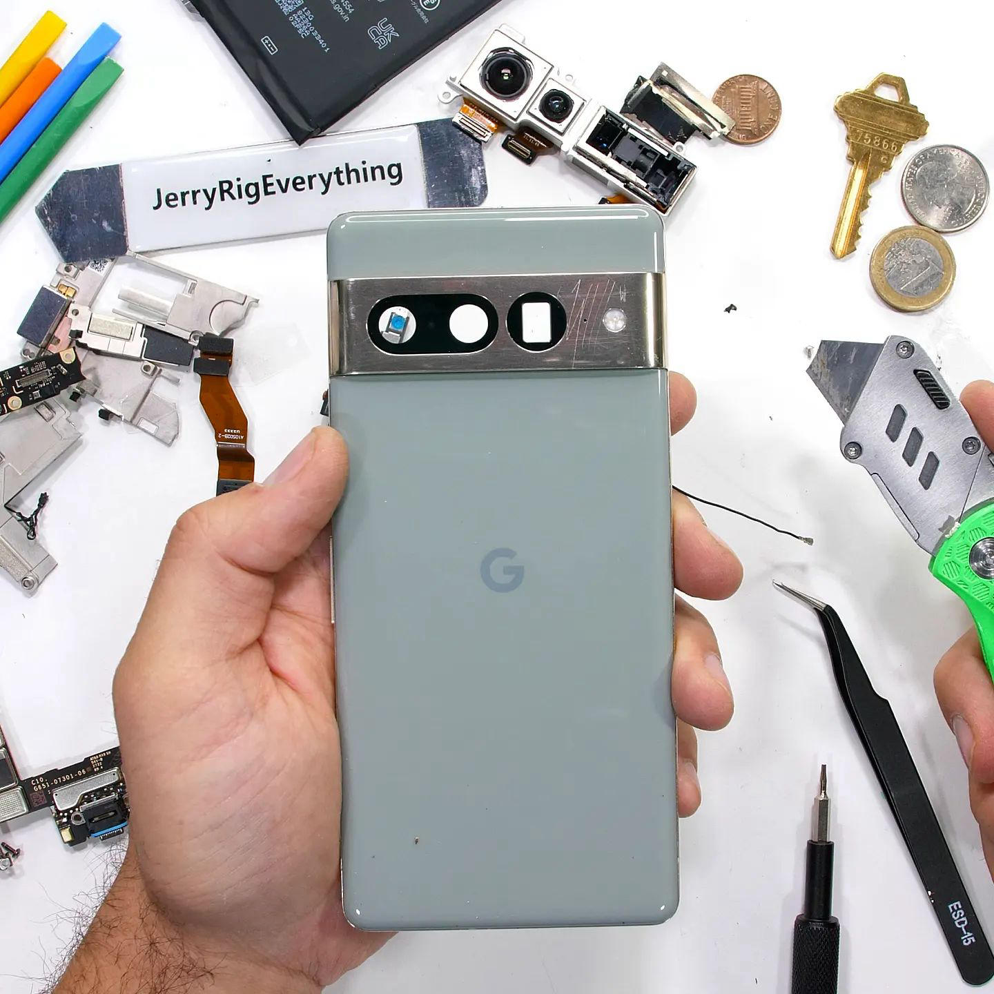 image  1 Zack Nelson - Come check out my super duper totally successful Pixel 7 Pro Teardown